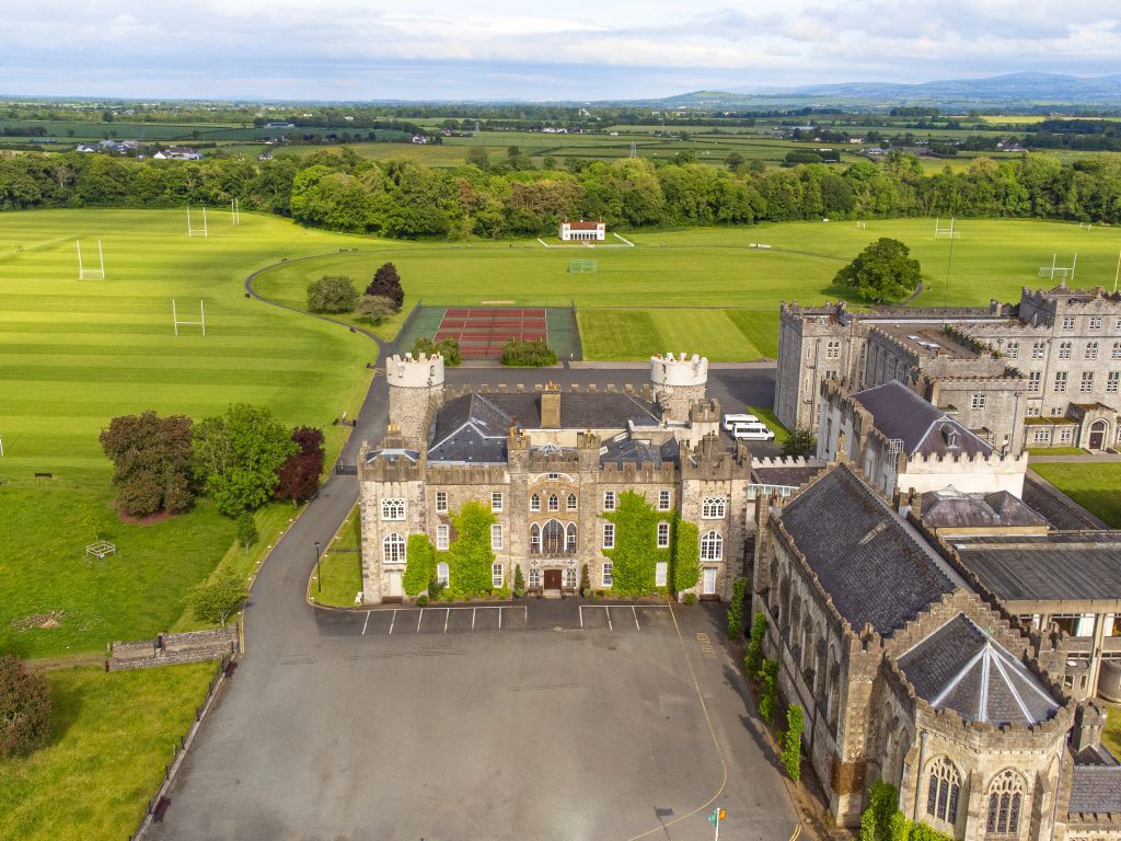 Birds eye view of Clongowes Wood School