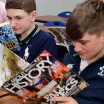 boys reading books