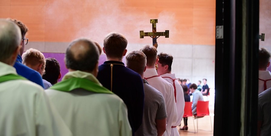 Sunday Mass Procession