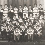 old picture of a rugby team