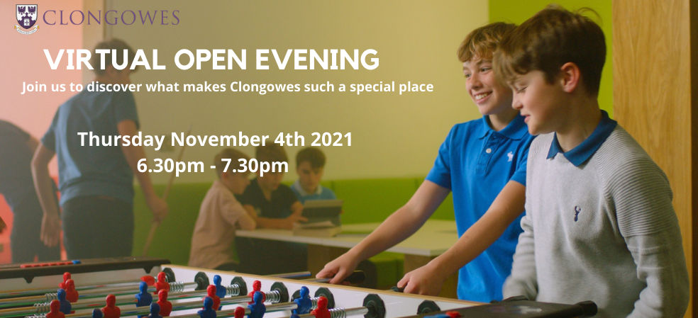 Virtual Open Evening Poster