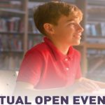 virtual open evening banner