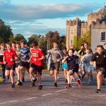 Students running