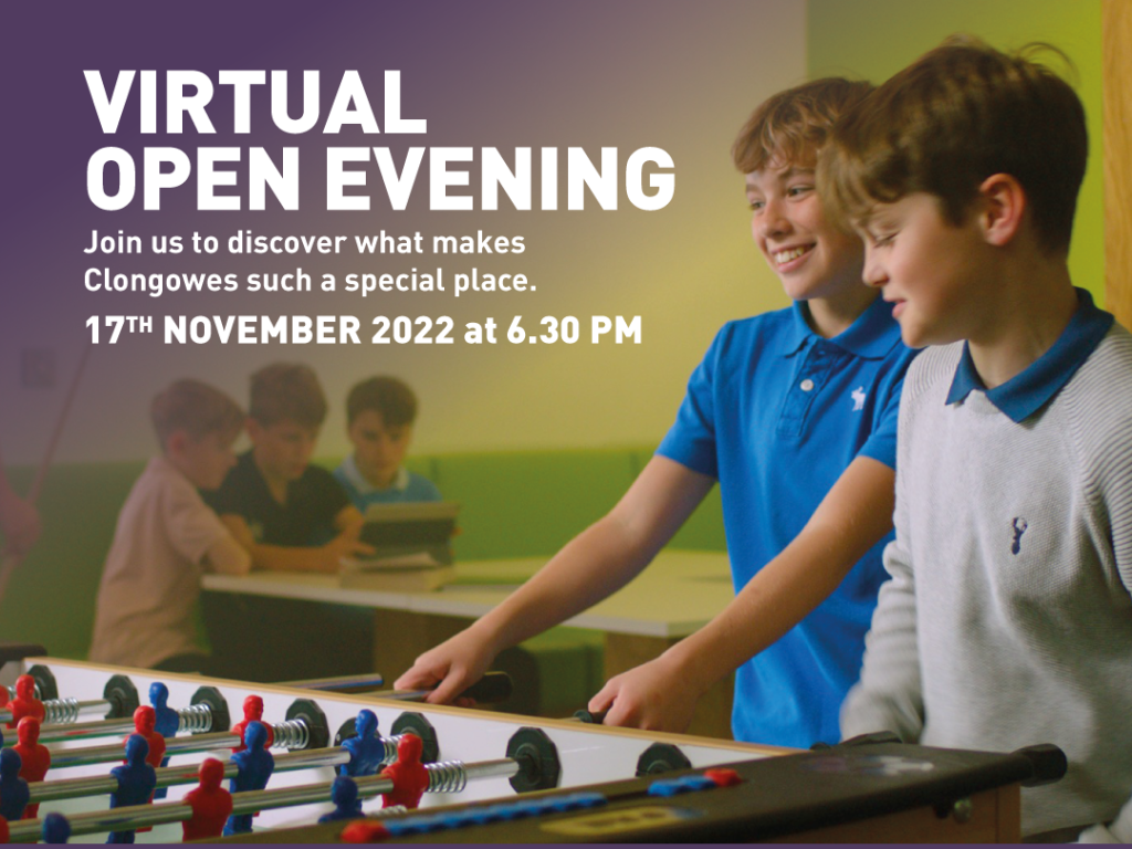 Clongowes Virtual Open Evening 17 November 2022